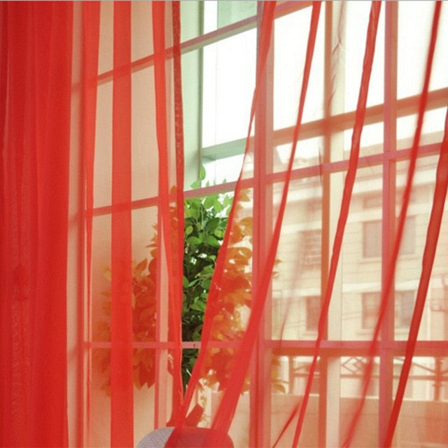 Tulle Curtains for Living Room