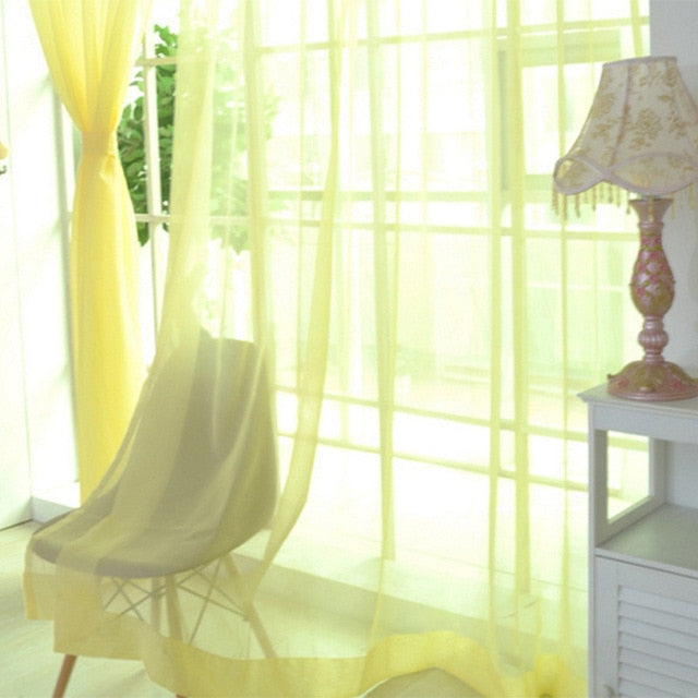 Tulle Curtains for Living Room