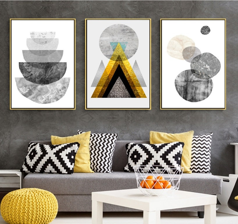 Nordic Abstract Pattern Paintings