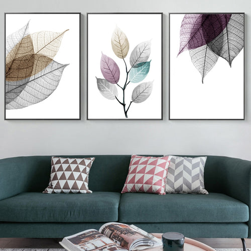 Transparent Leaves Painting