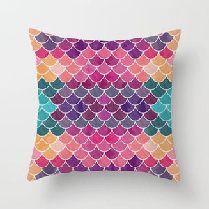 Colorful Geometric Pattern Pillowcase