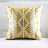 Yellow Geometric Cushion Covers