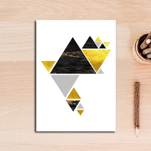 Geometric Triangles Painting