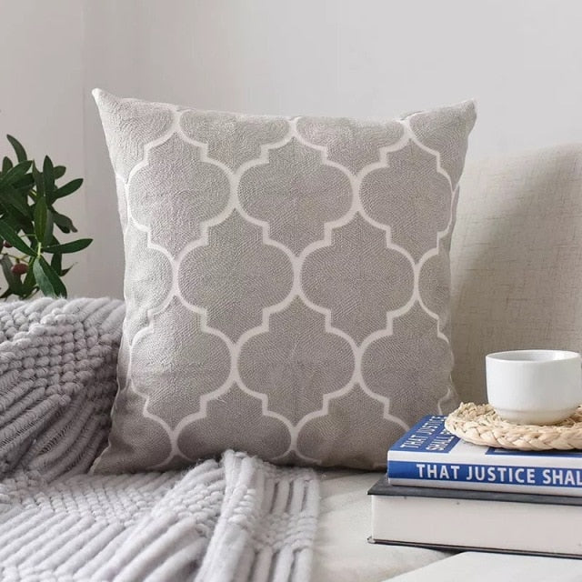 Moroccan Embroidered Cushion Cover