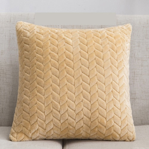 Soft Plush Cushion Cover