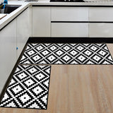 Geometric Pattern Kitchen Mat