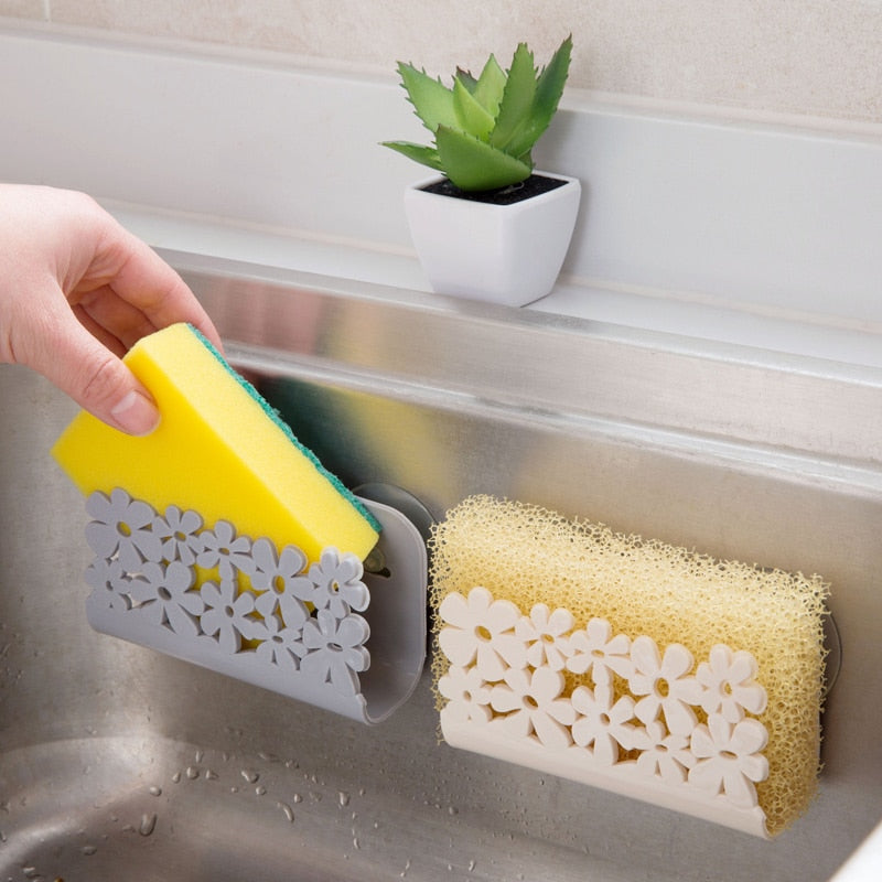 Flower Shape Sink Sponge Holder