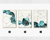 Nordic Geometric Wall Painting