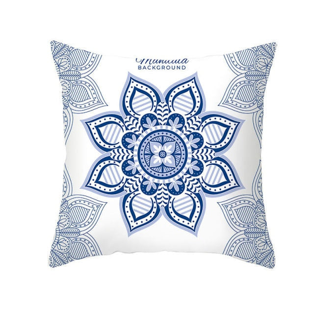 Porcelain Pattern Decorative Pillowcase