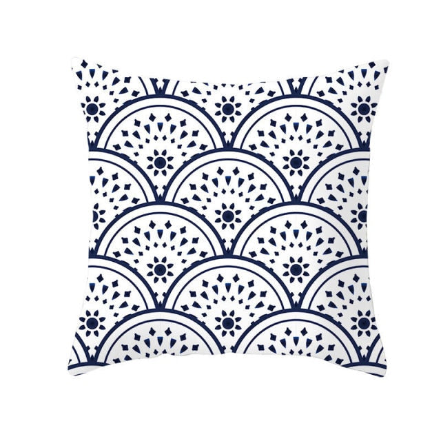 Porcelain Pattern Decorative Pillowcase