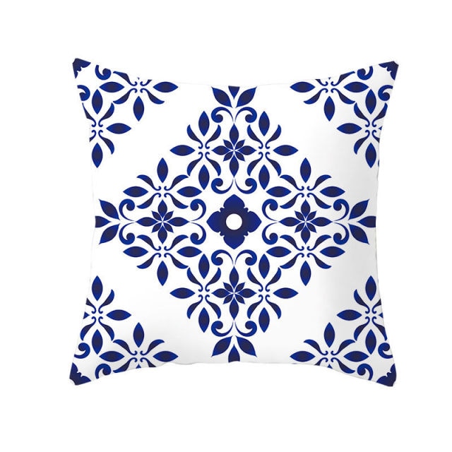 Porcelain Pattern Decorative Pillowcase