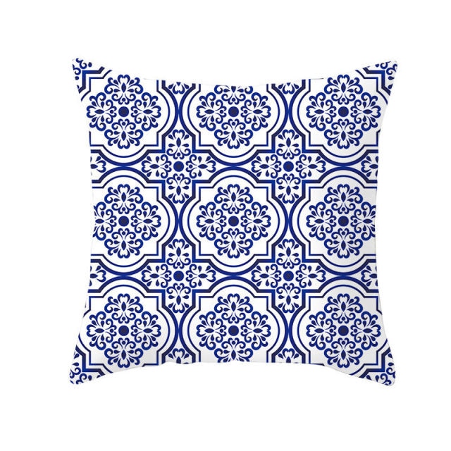 Porcelain Pattern Decorative Pillowcase