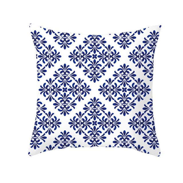 Porcelain Pattern Decorative Pillowcase