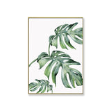 Watercolor Leaves Canvas Paintings