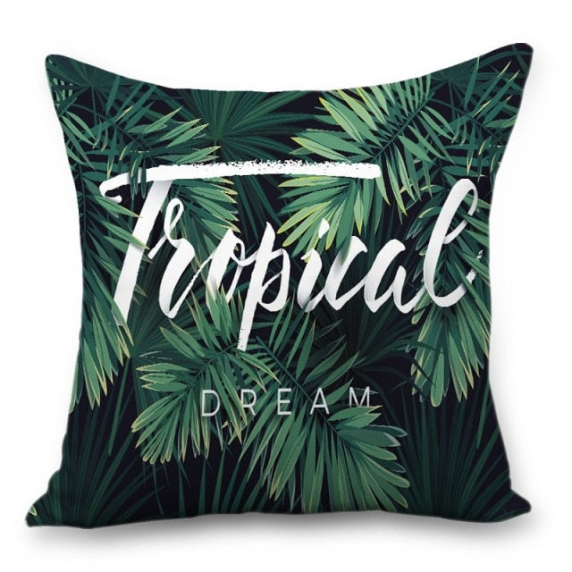 Tropical Rainforest Cushion Cover