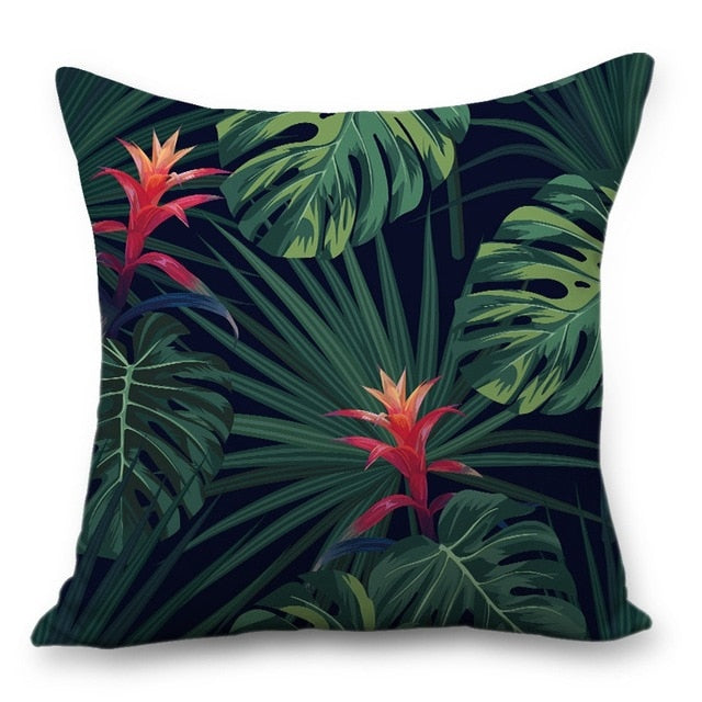 Tropical Rainforest Cushion Cover