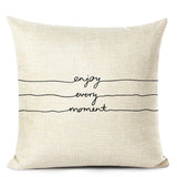 Letter Printed Cushion Covers
