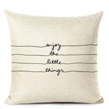 Letter Printed Cushion Covers
