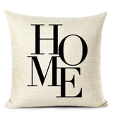 Letter Printed Cushion Covers