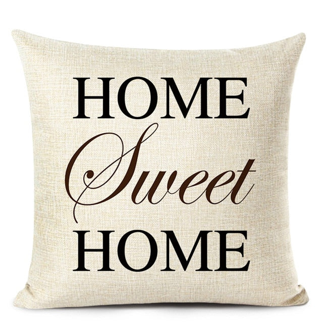 Letter Printed Cushion Covers
