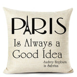Letter Printed Cushion Covers