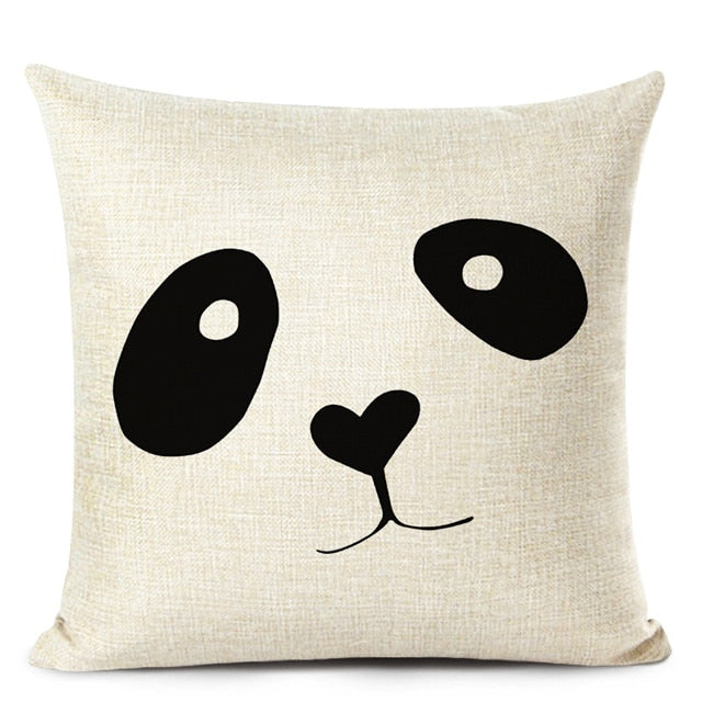 Letter Printed Cushion Covers