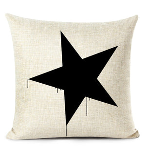 Letter Printed Cushion Covers