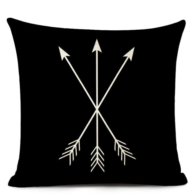 Letter Printed Cushion Covers