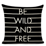 Letter Printed Cushion Covers