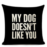 Letter Printed Cushion Covers