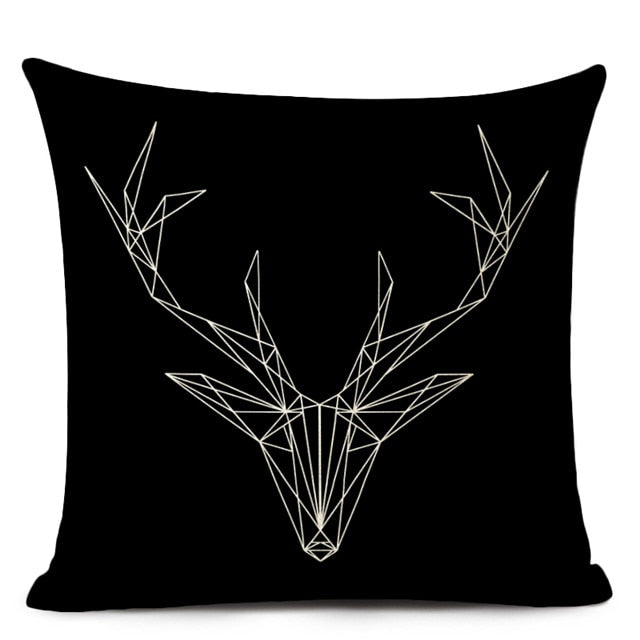 Letter Printed Cushion Covers