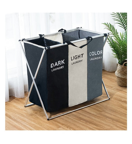 X-shape Foldable Laundry Basket