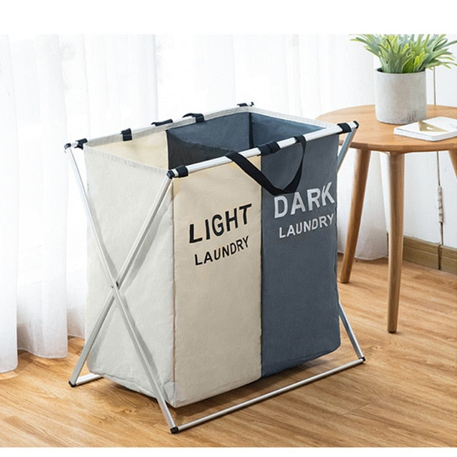 X-shape Foldable Laundry Basket