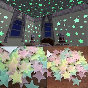 Stars Luminous Fluorescent Wall Stickers