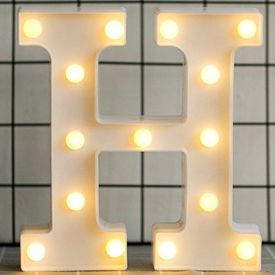 LED Letter Night Light