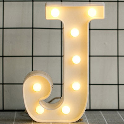 LED Letter Night Light