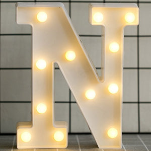 LED Letter Night Light