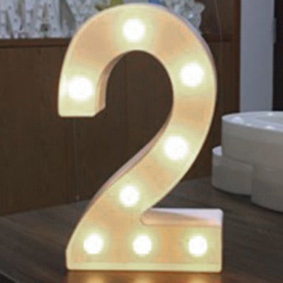 LED Letter Night Light