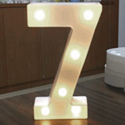 LED Letter Night Light