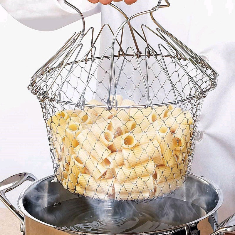 Deep Oil Fry Mesh Basket