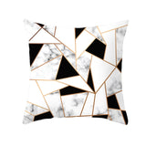 Black Geometric Cushion Cover