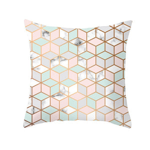 Black Geometric Cushion Cover