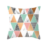 Black Geometric Cushion Cover