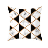 Black Geometric Cushion Cover