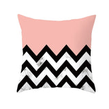 Black Geometric Cushion Cover