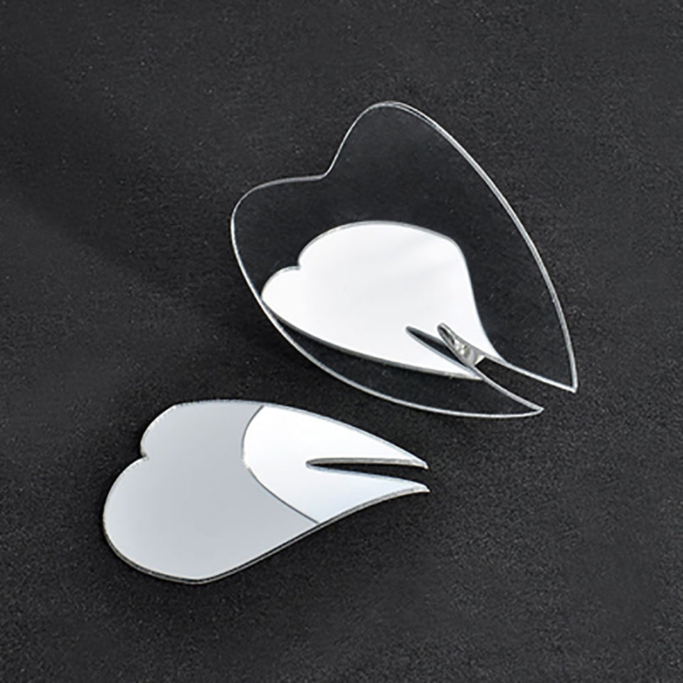 3D Flower Mirror Wall Stickers