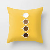 Printed Yellow Pillow Cases