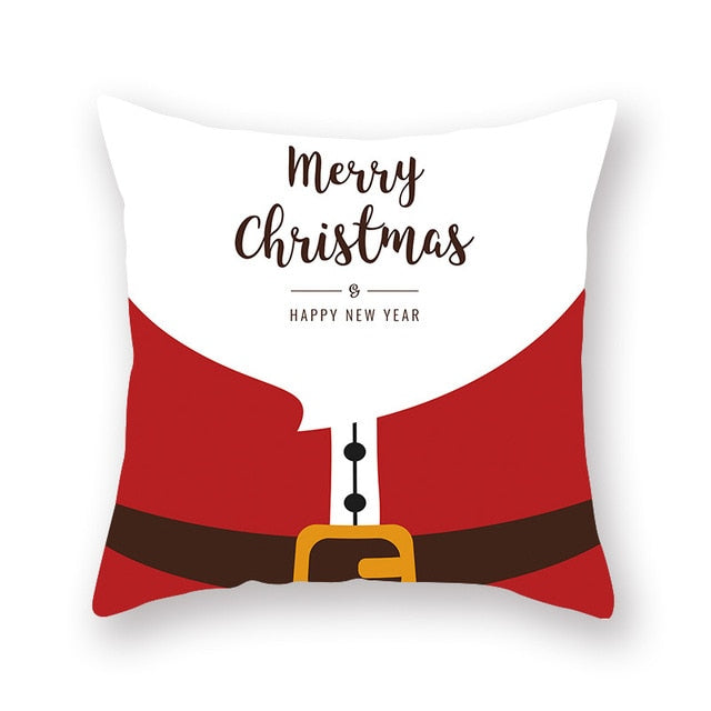 Christmas Red Pillow Case