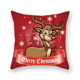 Christmas Red Pillow Case