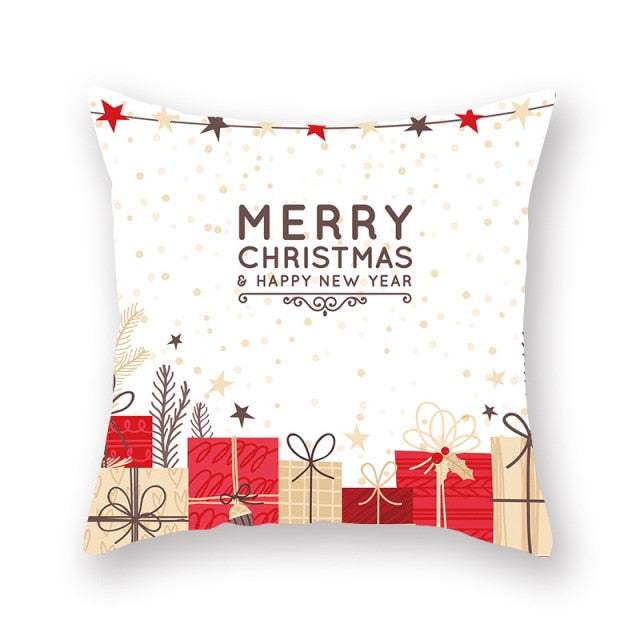 Christmas Red Pillow Case